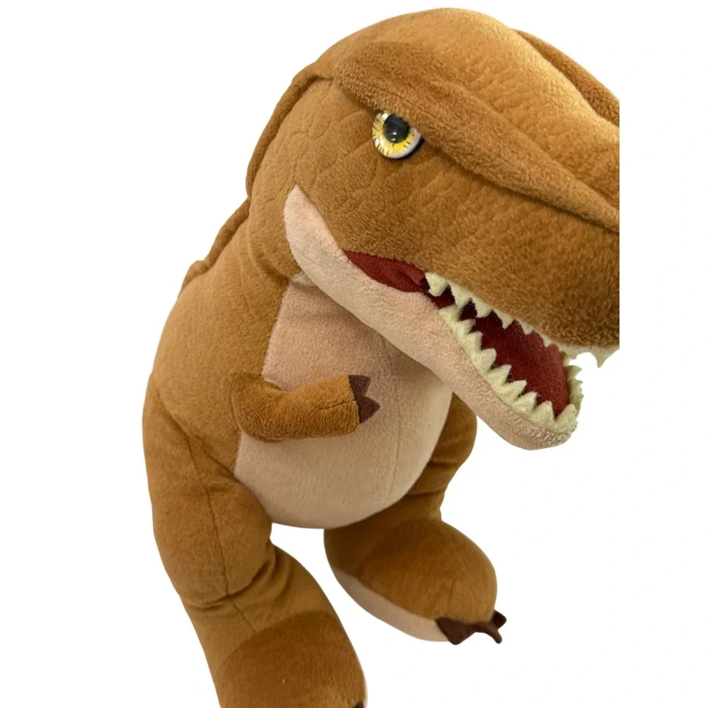 Build-A-Bear Jurassic World T-Rex Plush Brown Dinosaur Stuffed Animal No Sound